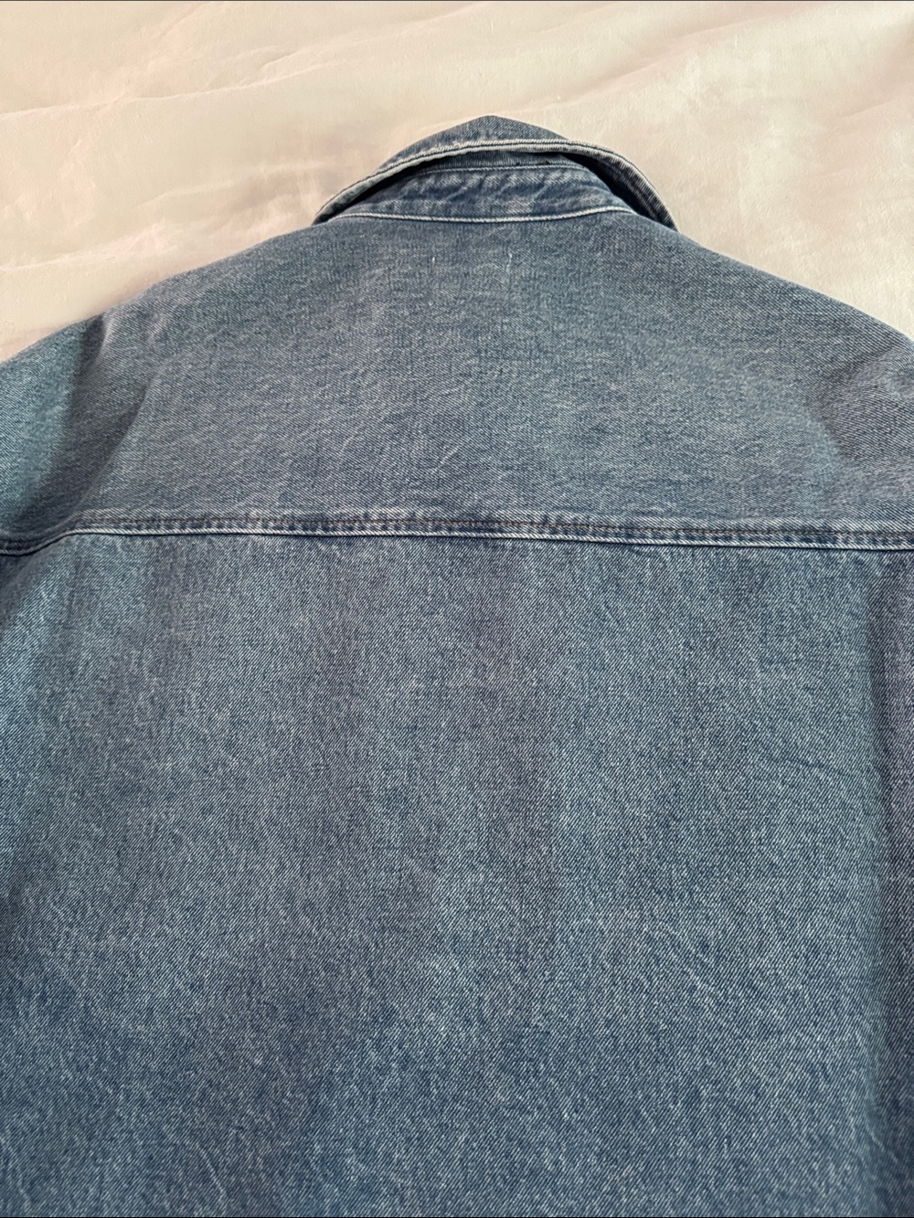 KHAITE Light Blue Denim Jean Jacket - Picture 12 of 12